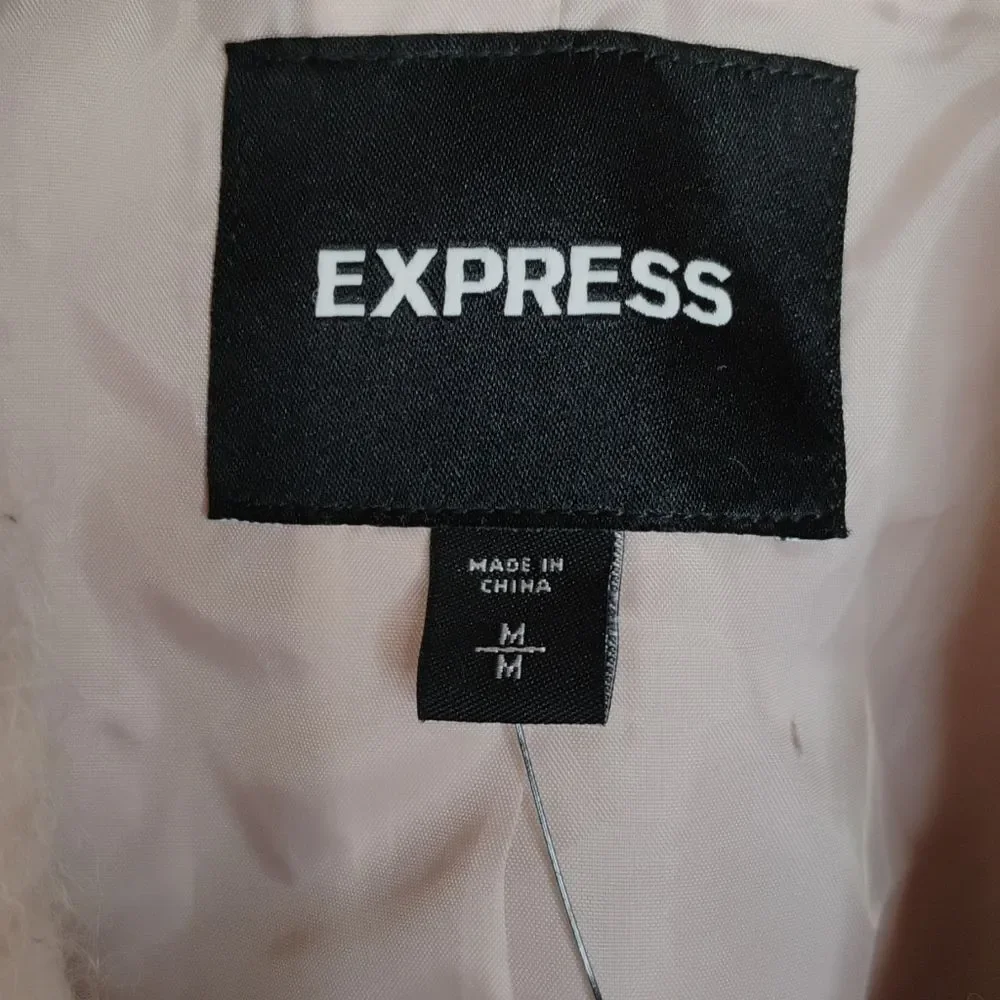 Express Blush Pink Moto Jacket